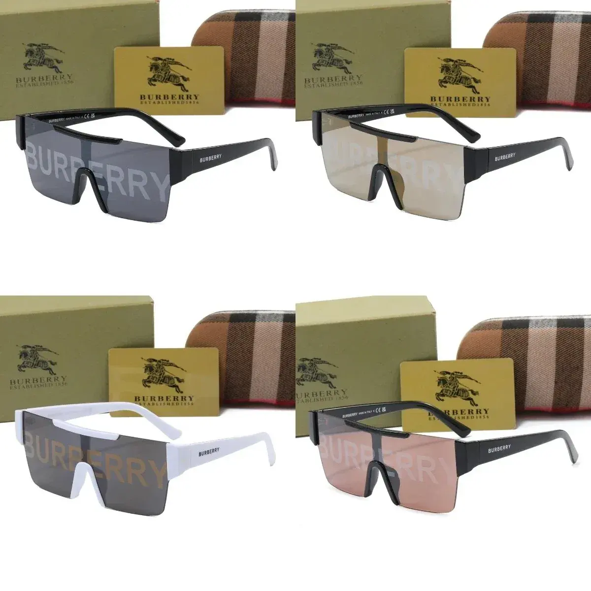 Burberry "Logo Shield" Sunglasses