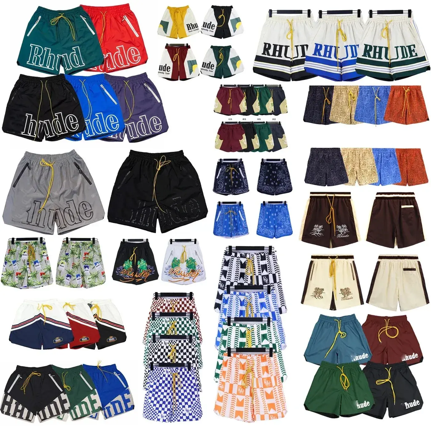 Rhude Brand Casual Shorts