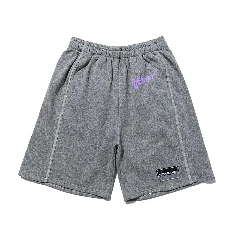 Vetements Signature Embroidered Sweat Shorts
