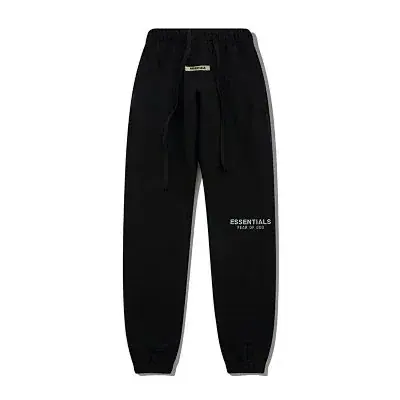 Essentials small side logo black jogger pants