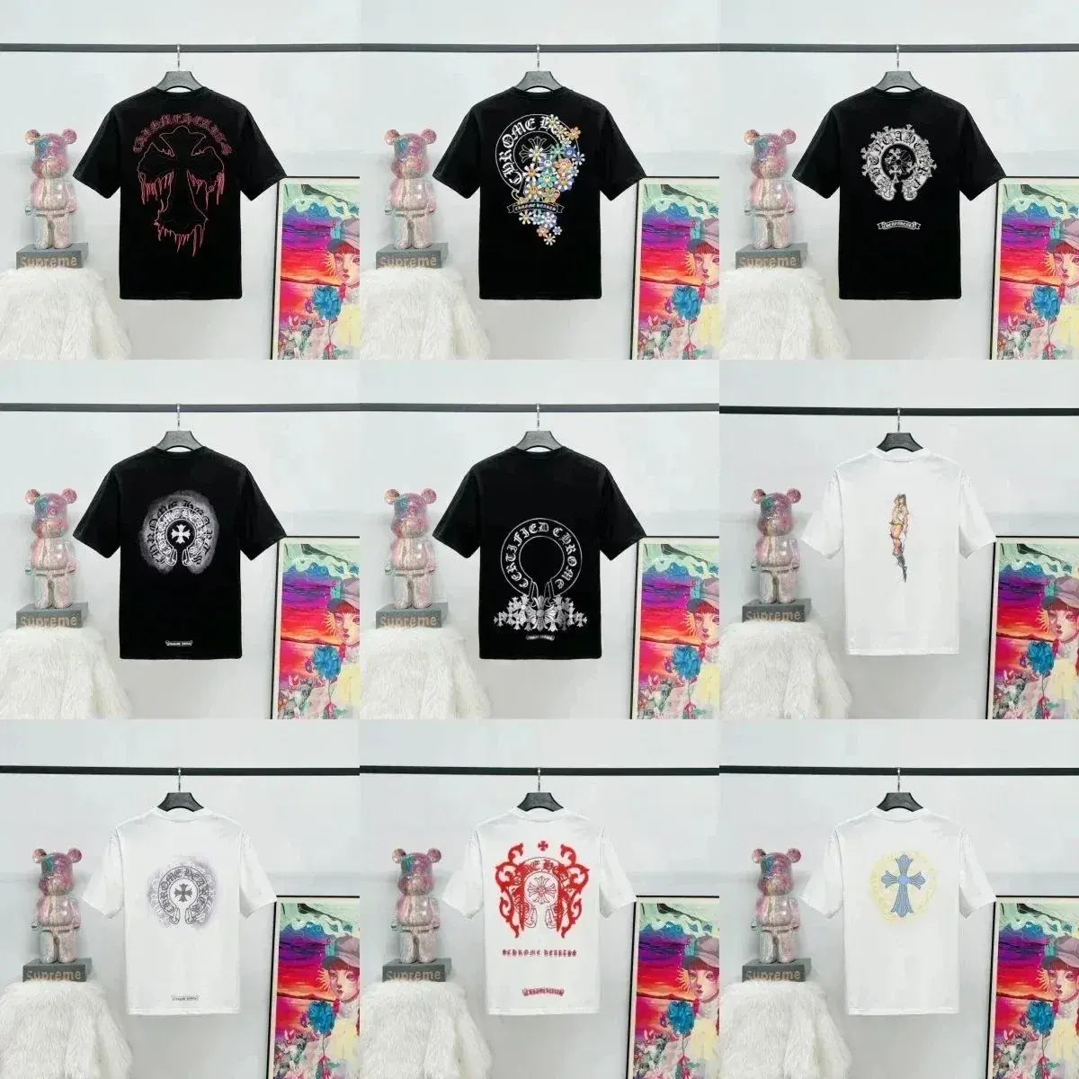 Chrome Hearts-Style T-Shirt