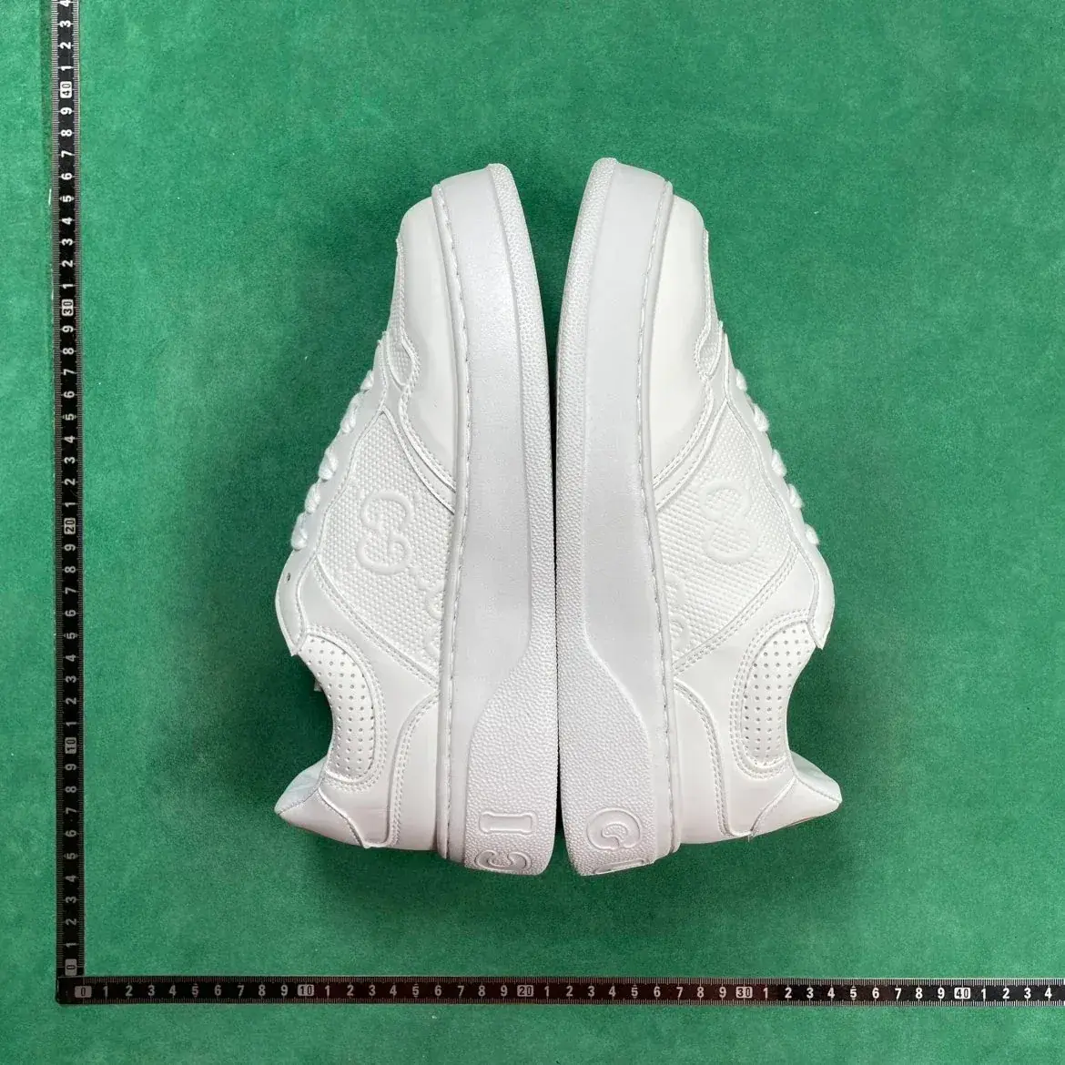 Gucci platform white sneakers