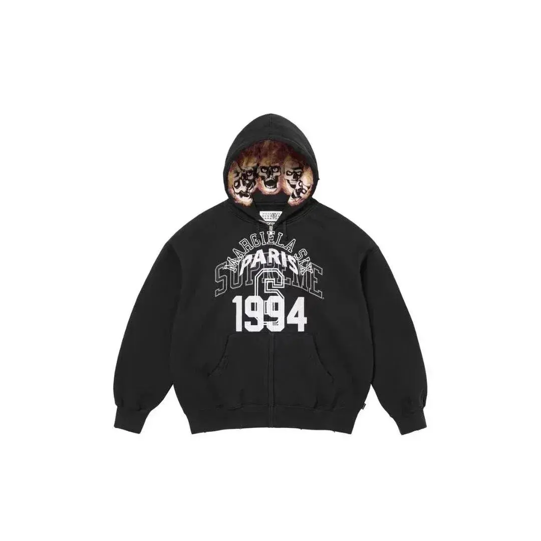 Supreme x Maison Margiela Collaboration Zip-Up Hoodie