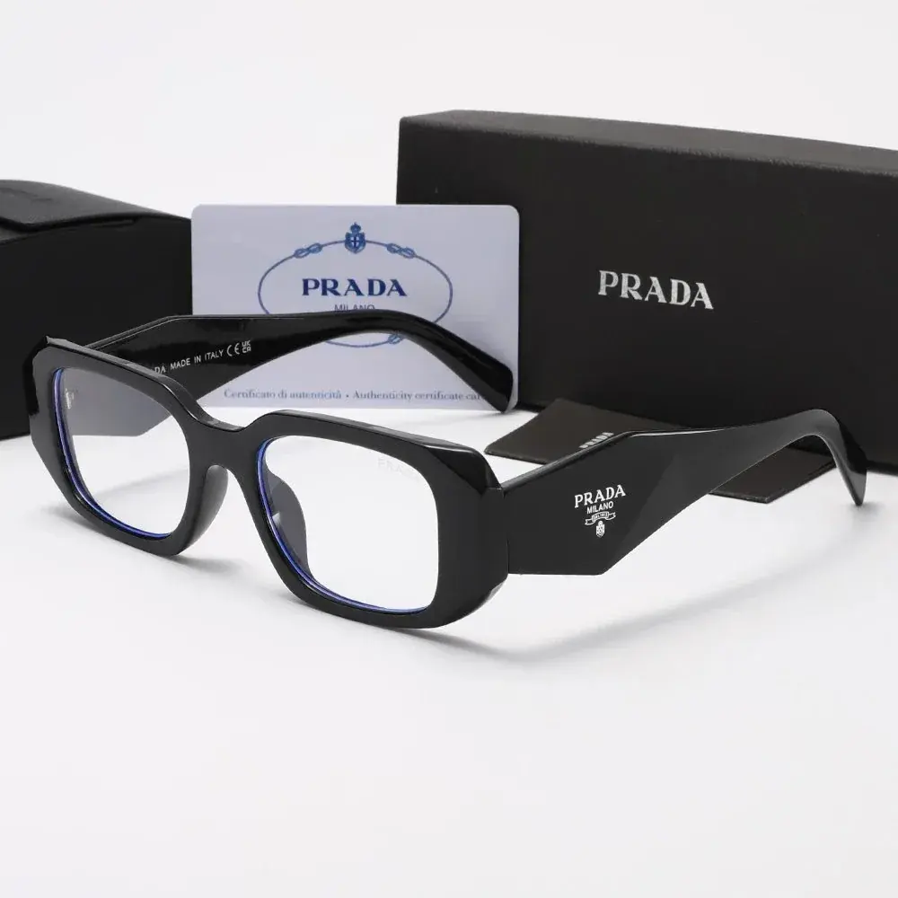 Prada Classic Black-Framed Optical Glasses