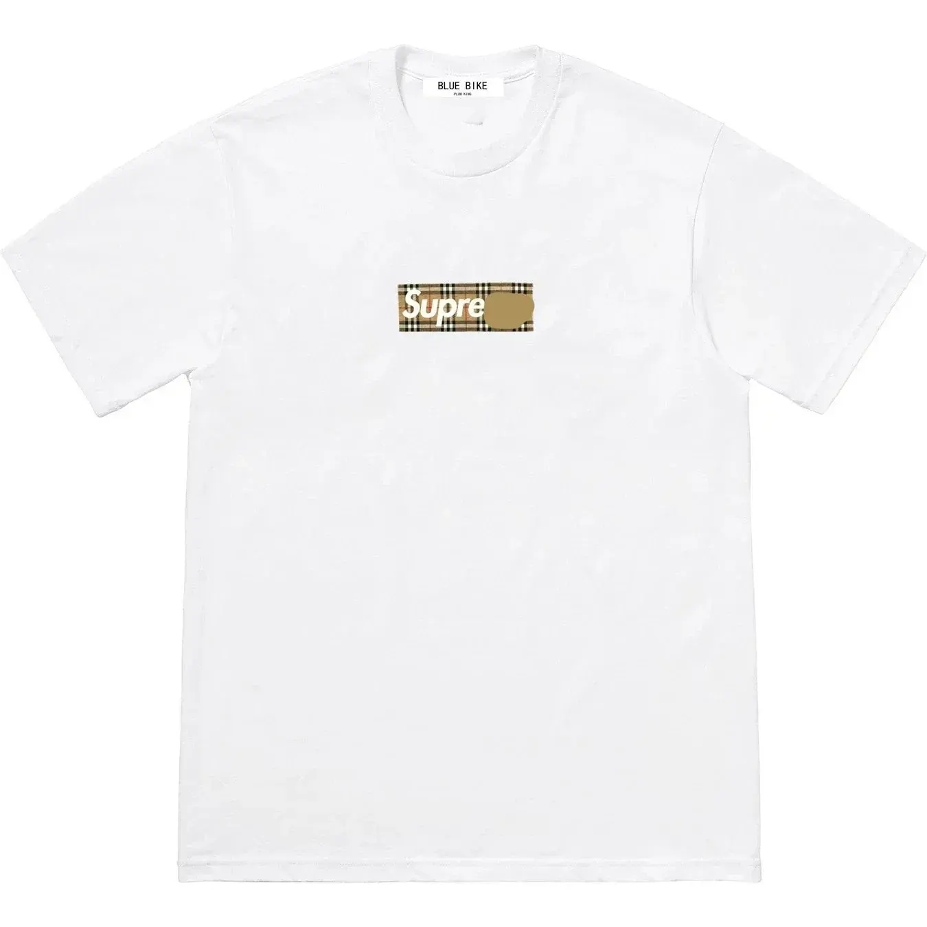 Supreme x Burberry Collab Box Logo-Style T-Shirt