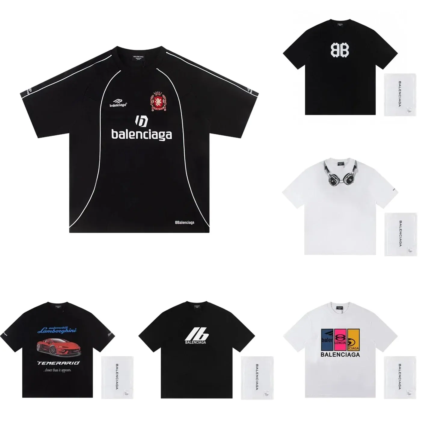 Balenciaga Graphic T-Shirts