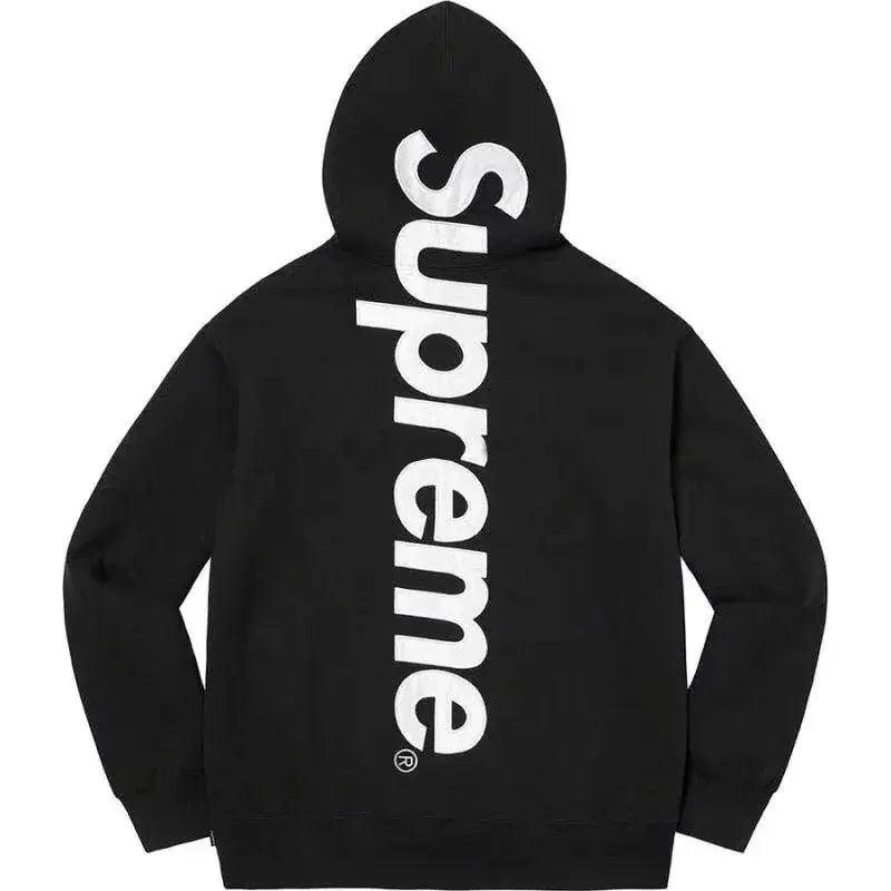 Supreme  Satin Applique Hooded Sweatshirt