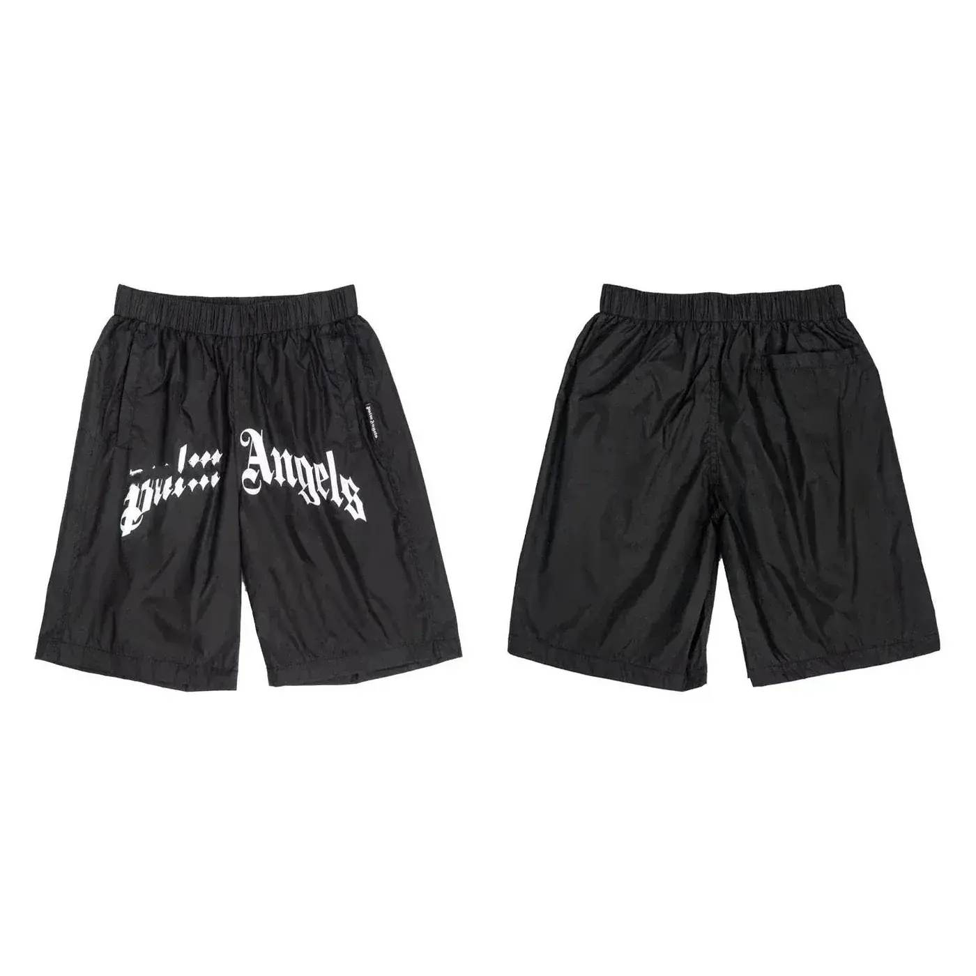 Palm Angels' Signature Gothic-Font Nylon Sports Shorts