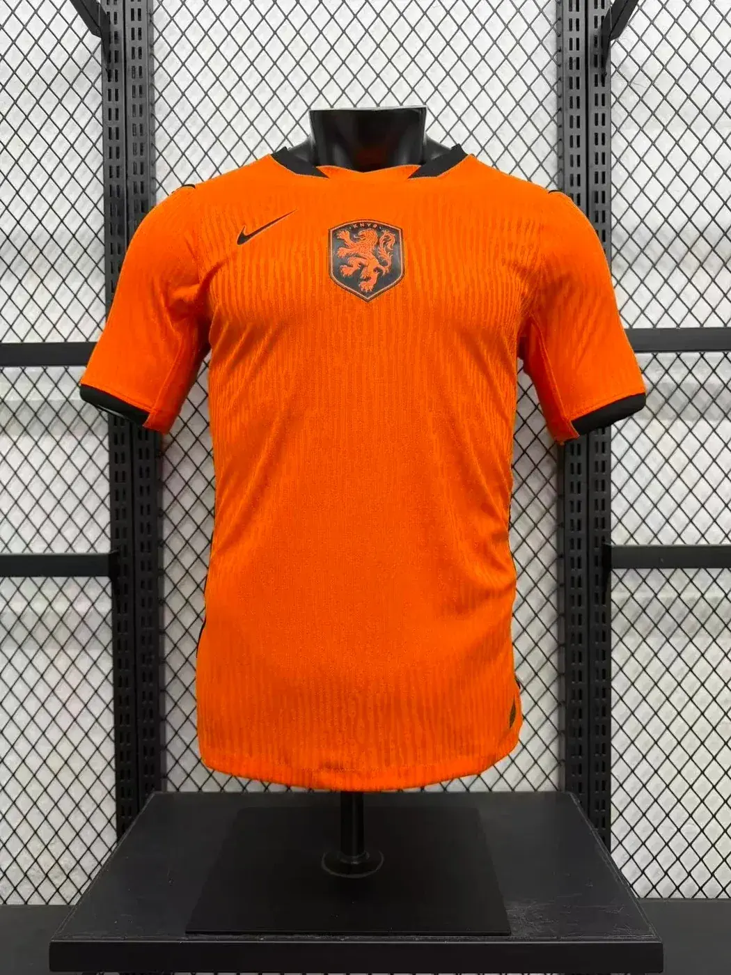 The home jersey of the Netherlands national men football team designed by Nike