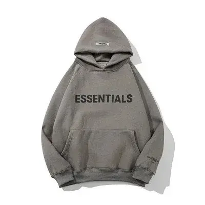 Essentials Tonal Letter Print Hoodie