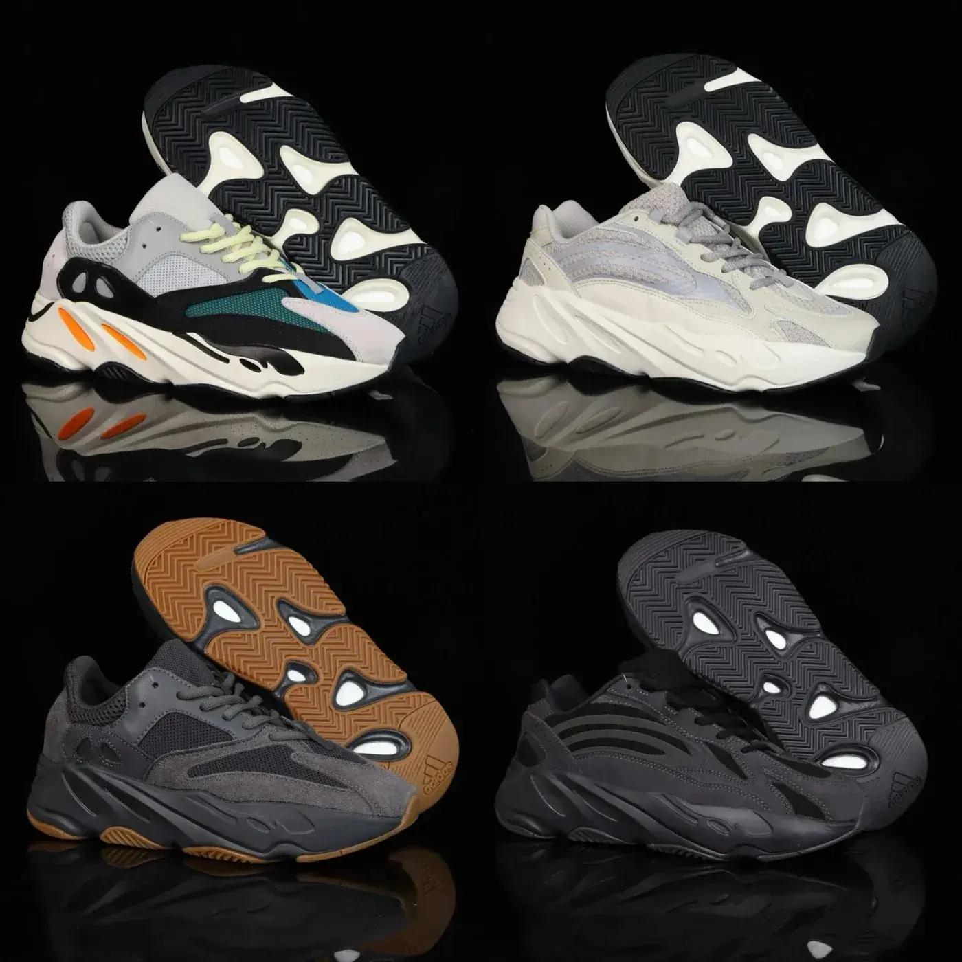 Colorways from the Yeezy Boost 700