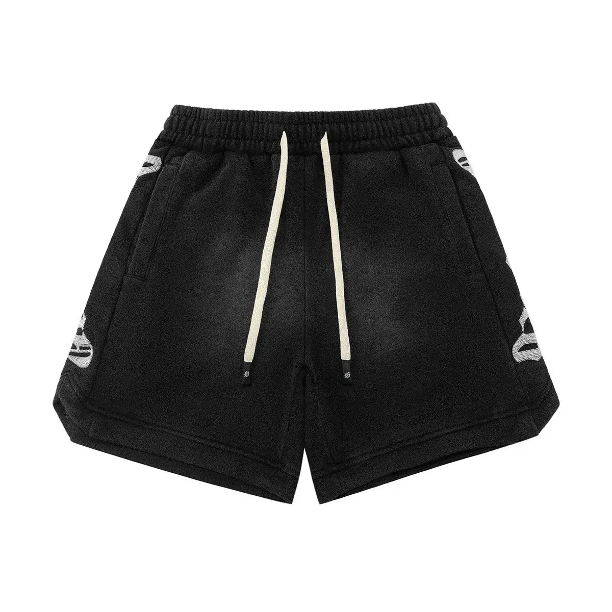 Nike American Street-Style Distressed Embroidered Sweatshorts