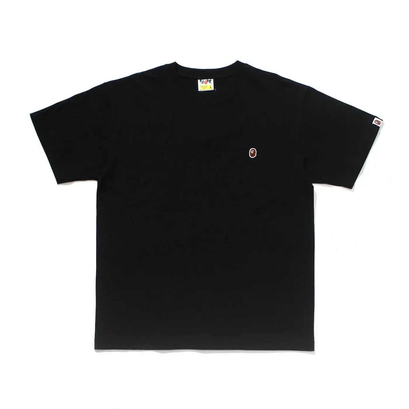 Bape Basic T-Shirt with Embroidered Ape Head Logo