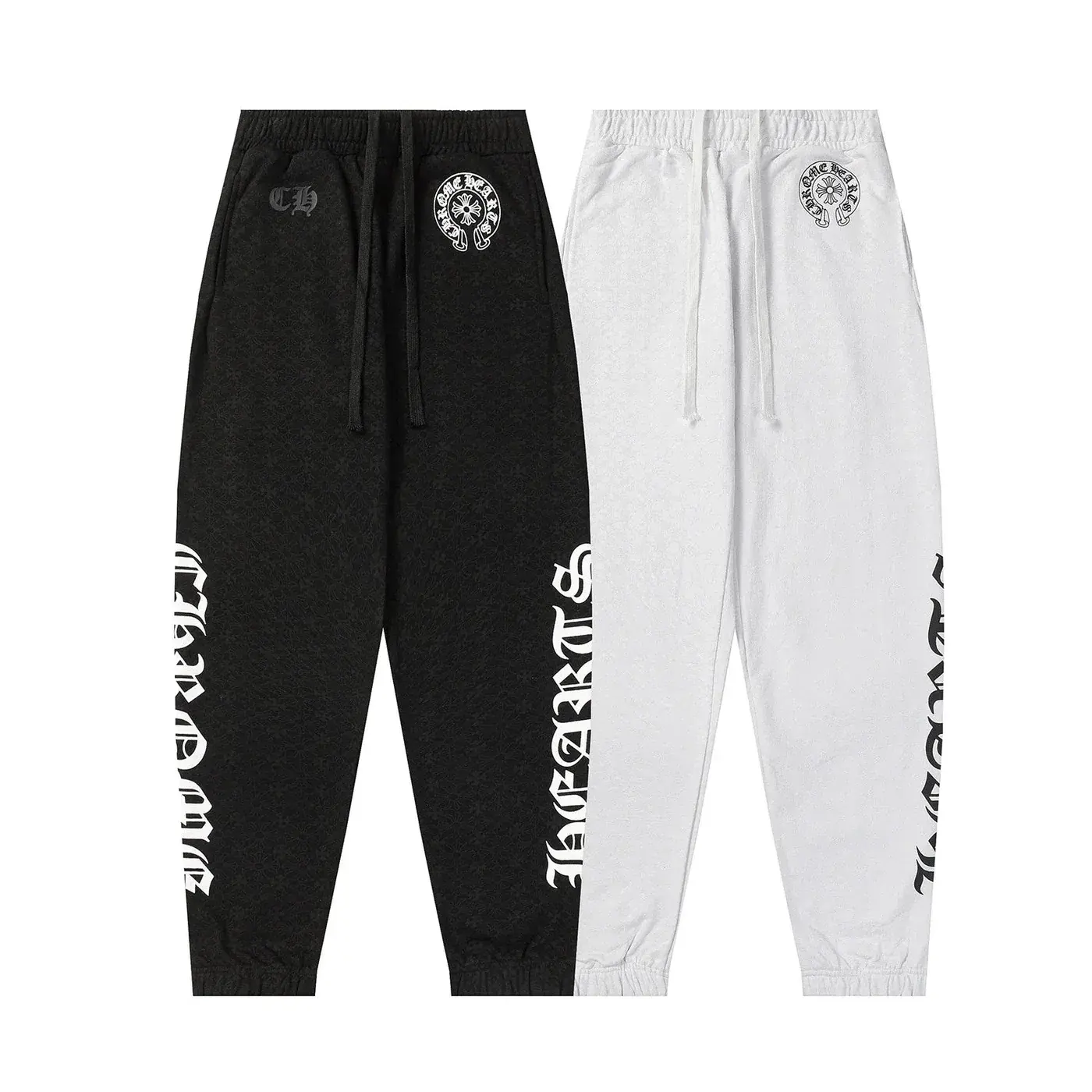 Chrome Hearts-Style Athletic Joggers