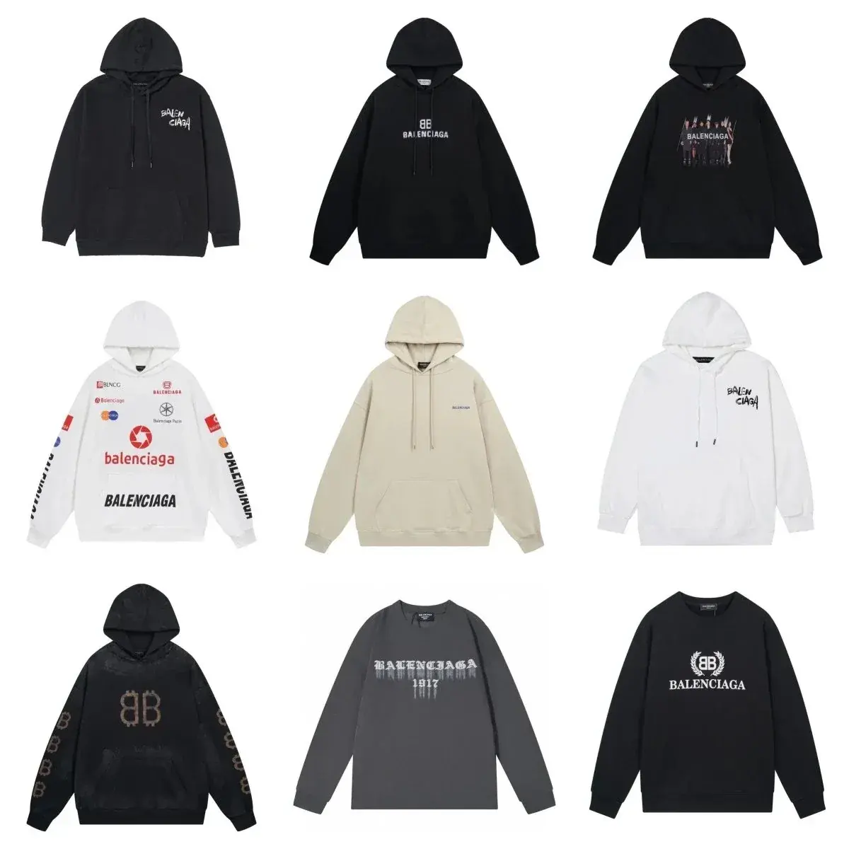 Balenciaga-Themed Trendy Sweatshirt & Hoodie