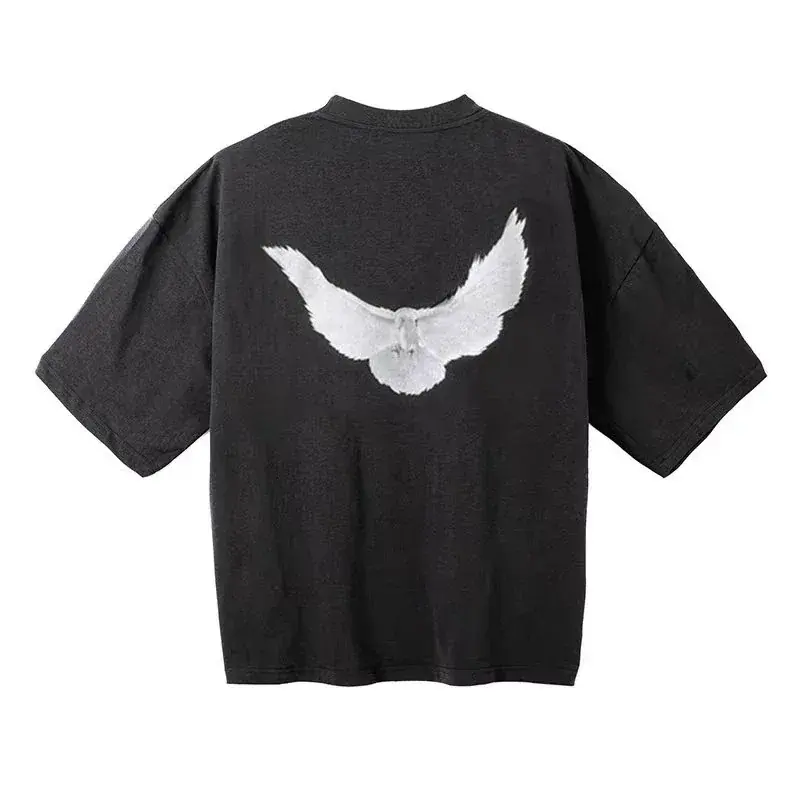 Yeezy x Gap x Balenciaga Triple Collaboration "Dove" T-Shirts