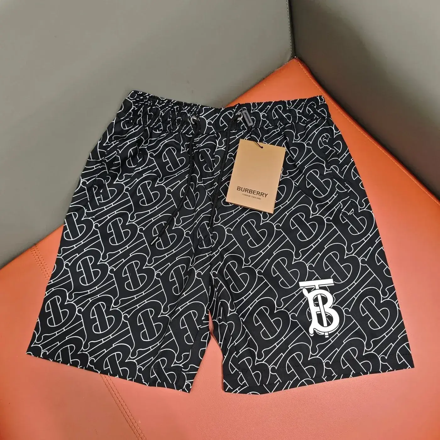 Burberry All-Over Monogram Casual Shorts