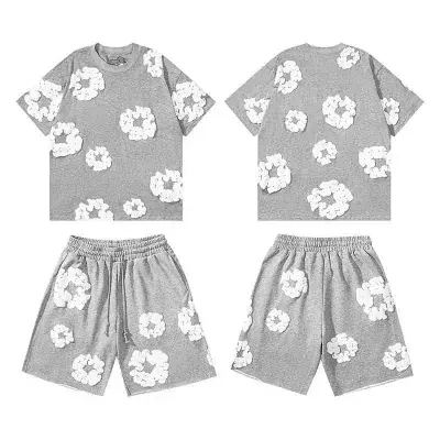 Denim Tears Short-Sleeve Shirt and Shorts Set