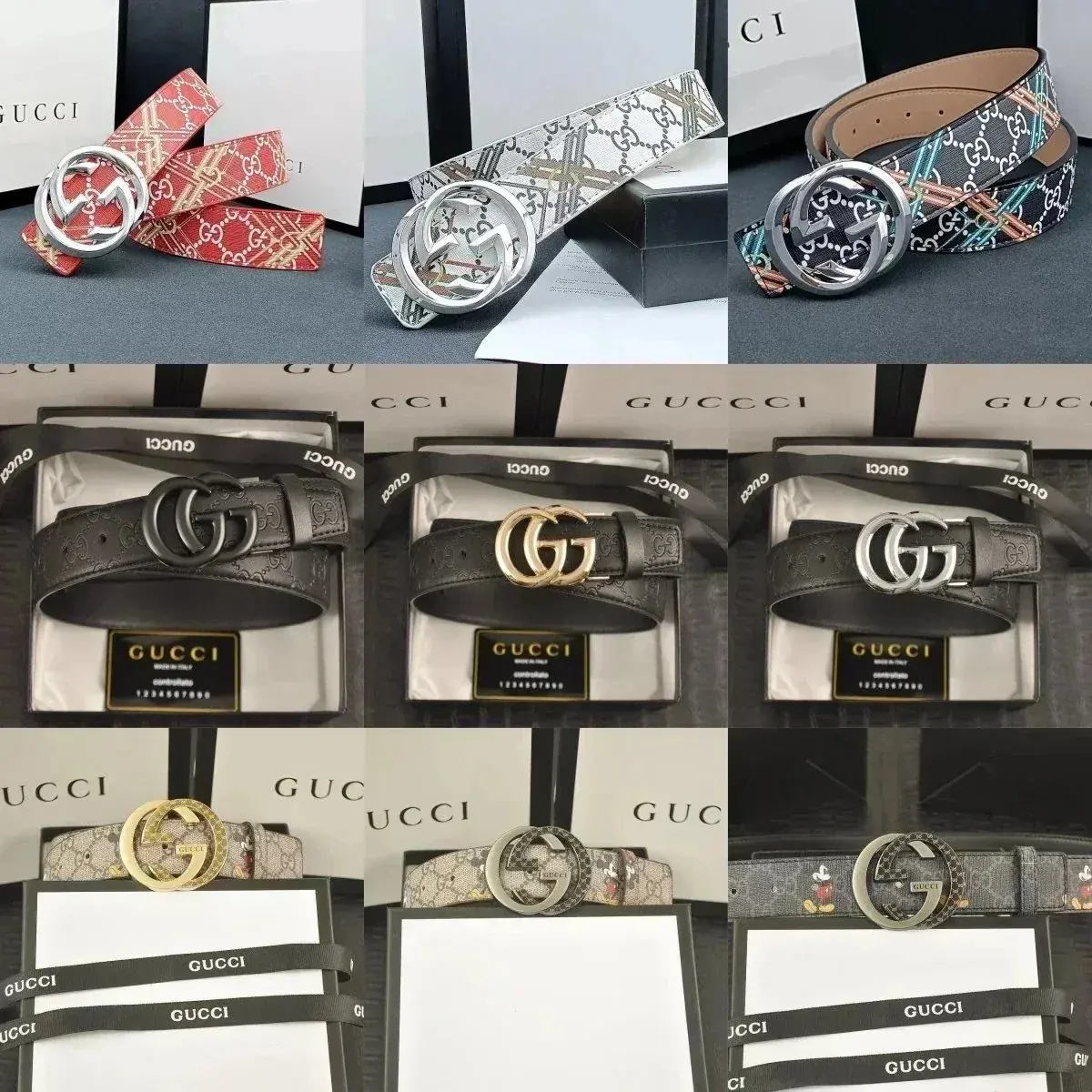 Gucci Classic Double G Buckle Belt