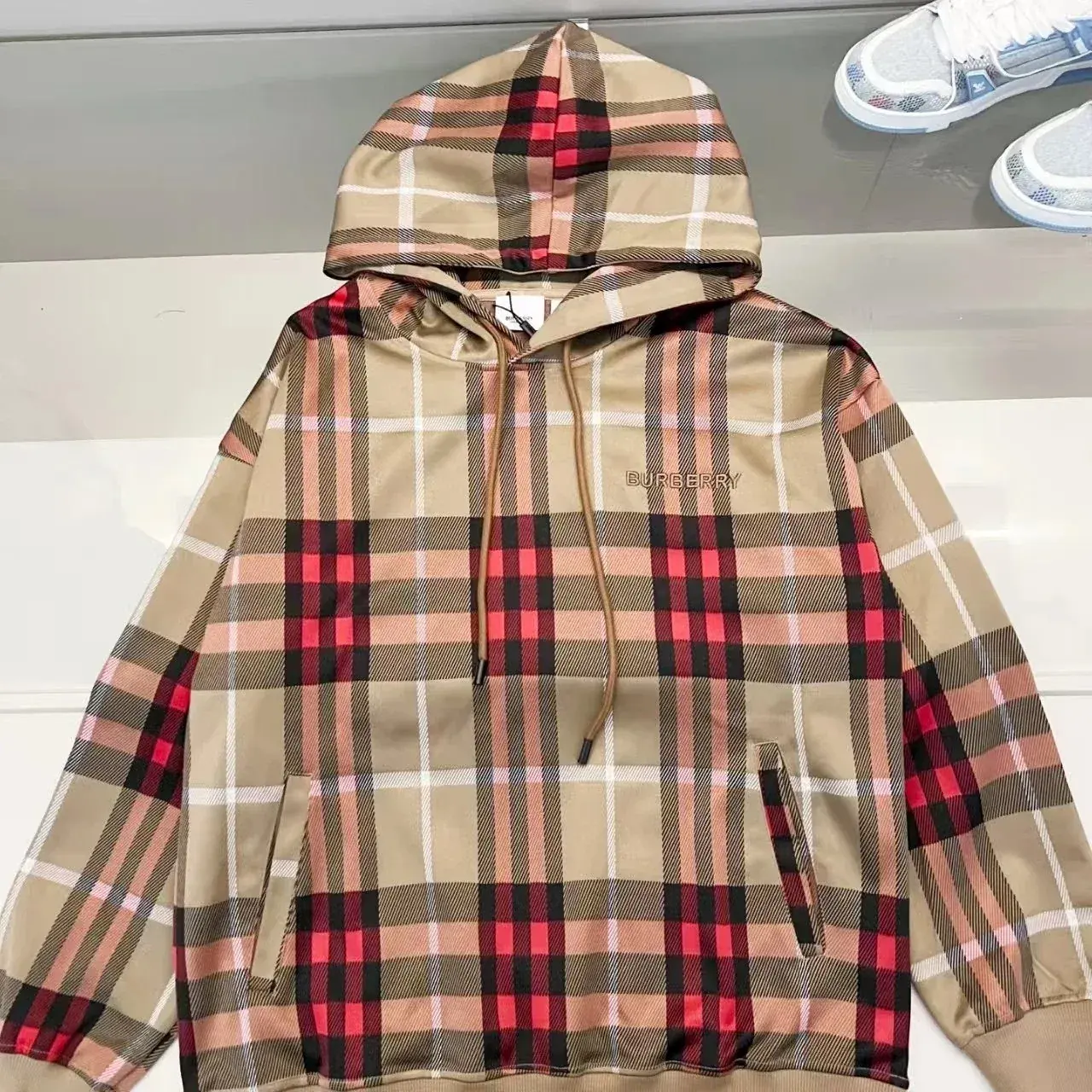 Burberry Classic Check Hooded Sweatshirt