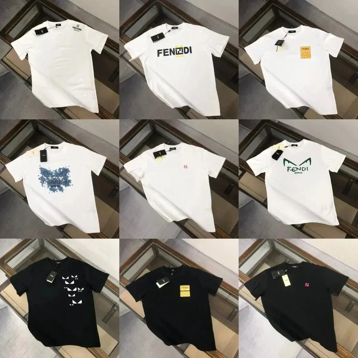Fendi-Style Printed T-Shirt