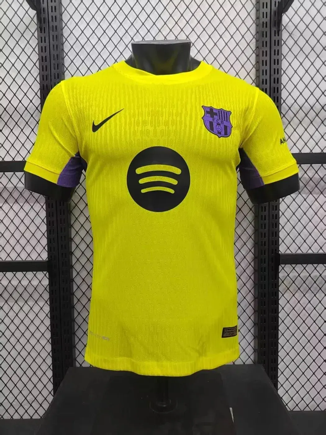 Nike Barcelona Yellow Goalkeeper Jersey