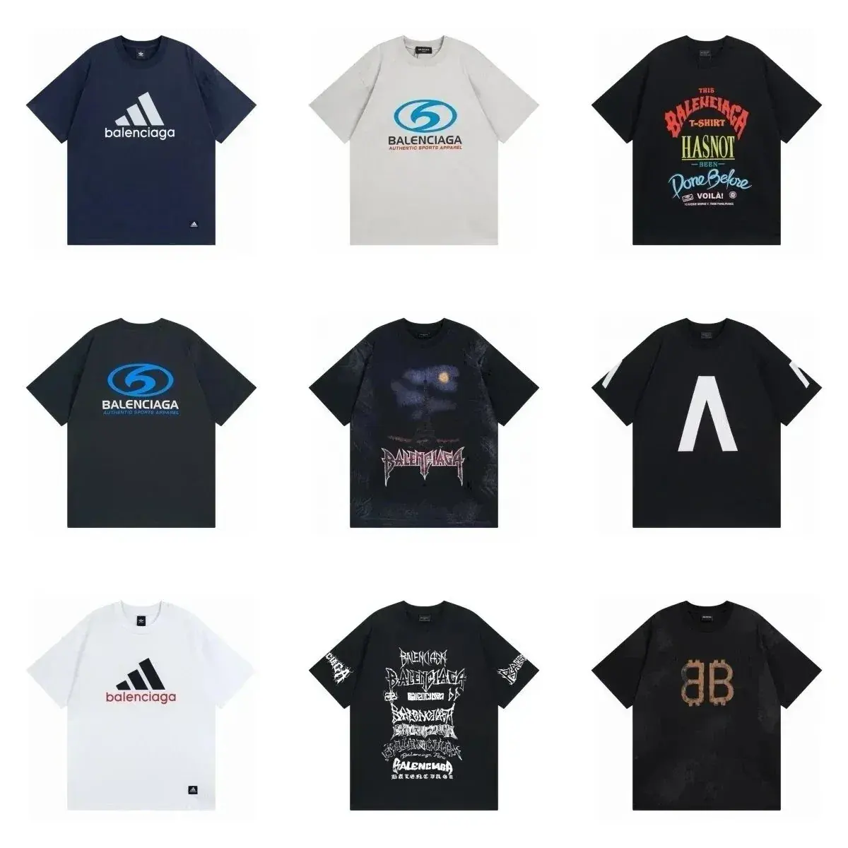 and Popular Printed T-Shirts from Balenciaga