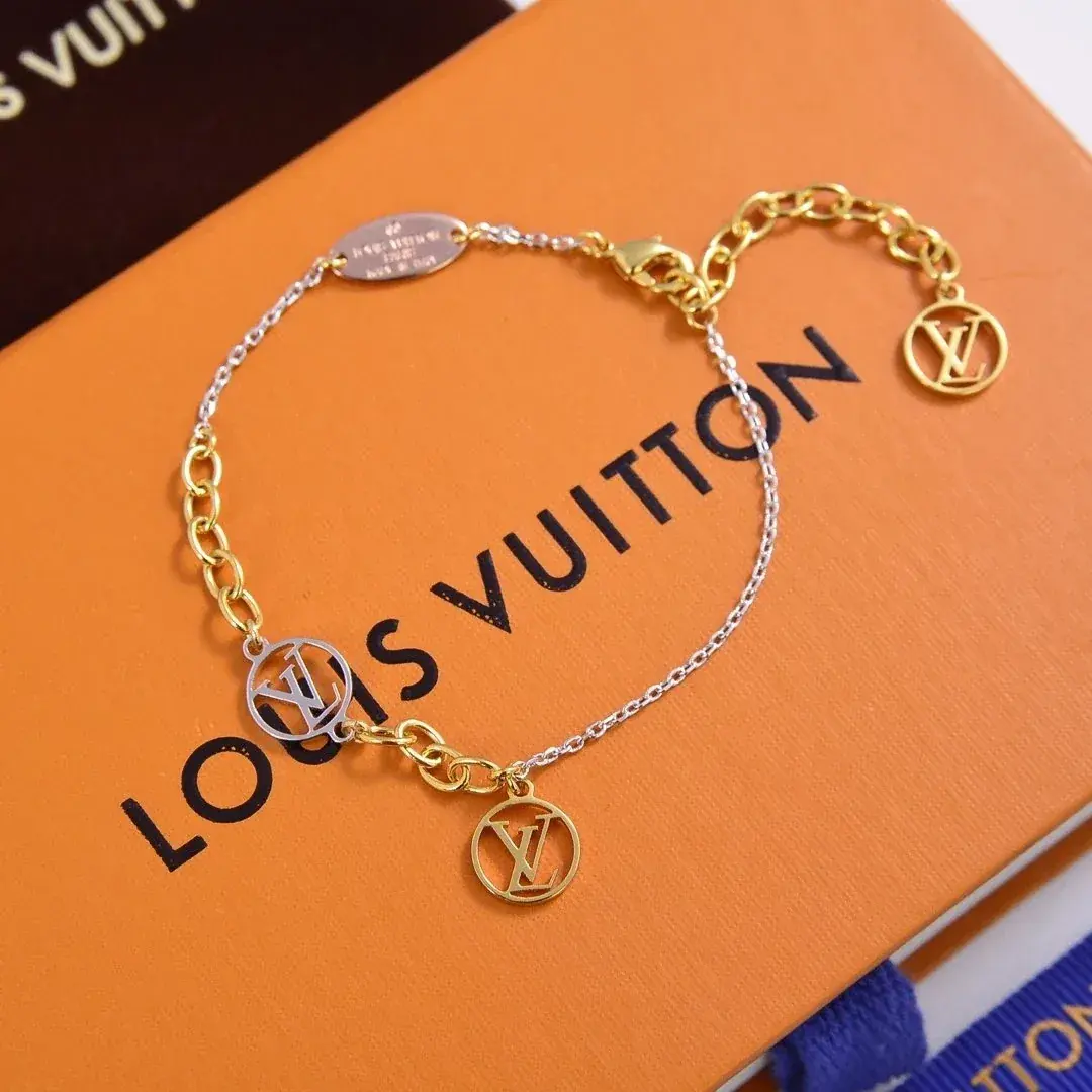 Louis Vuitton LV Circle Two-Tone Bracelet