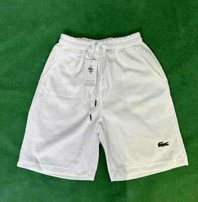 Lacoste Shorts with Embroidered Crocodile Logo