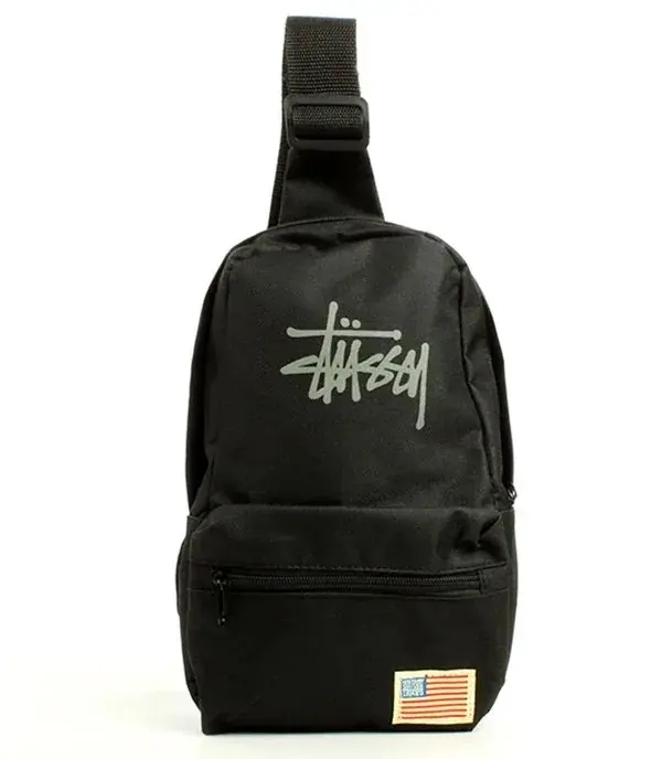 Stussy Graffiti Logo Chest Bag/Crossbody Bag