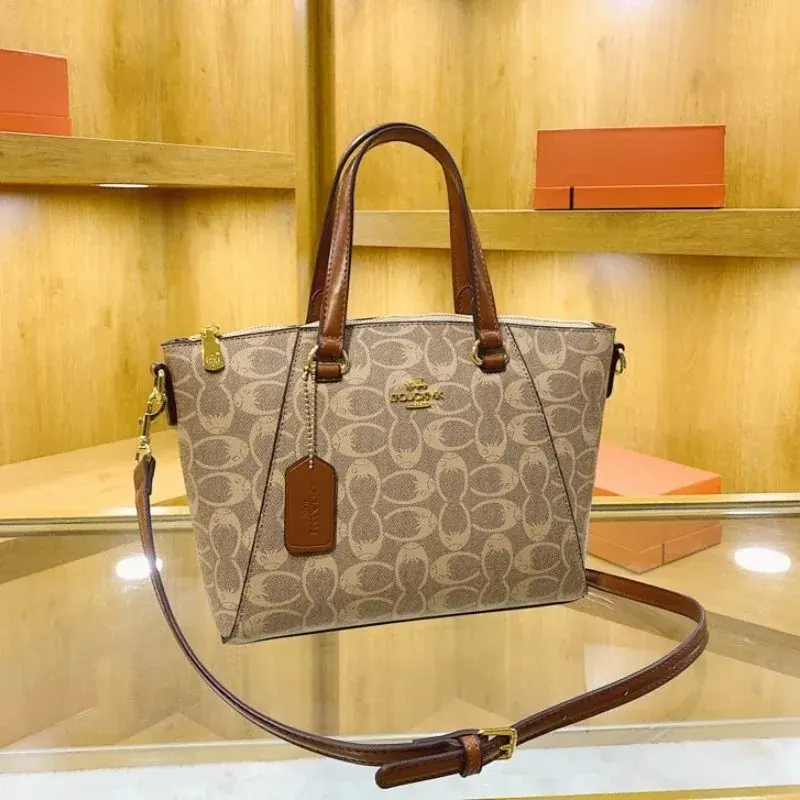 Coach classic monogram small tote bag