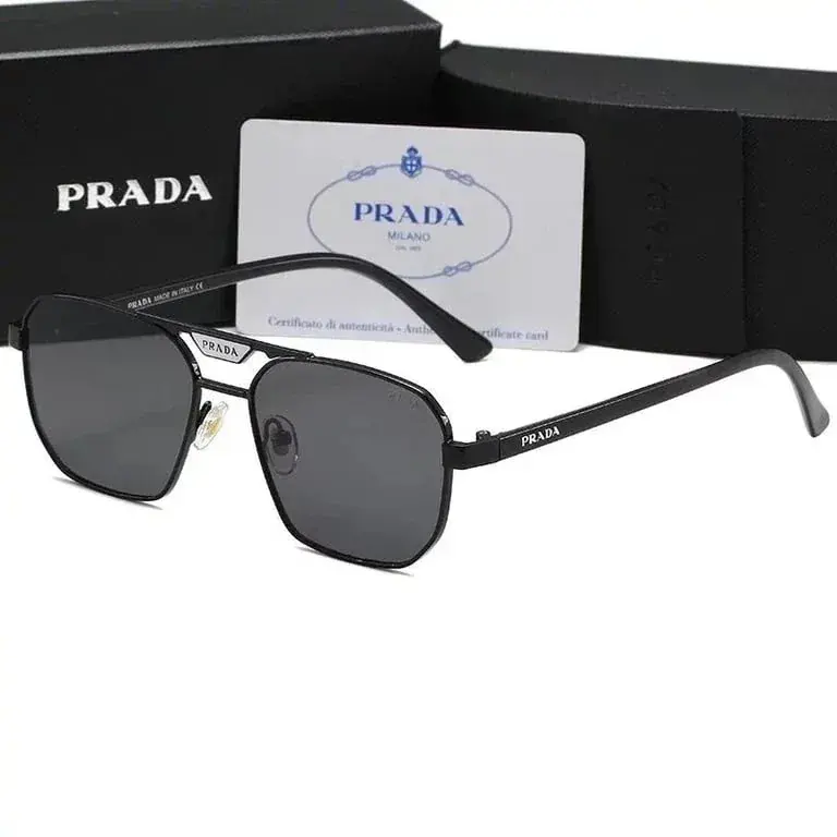 Prada Aviator Sunglasses Black