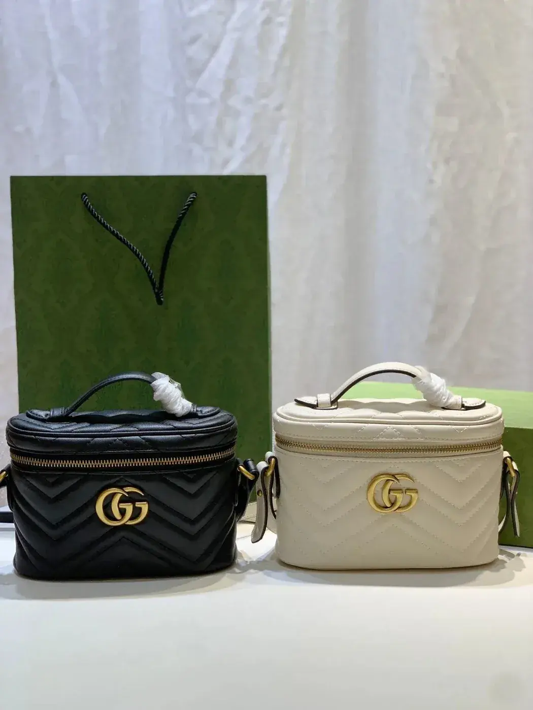 Gucci GG Marmont Cosmetic Case / Box Bag