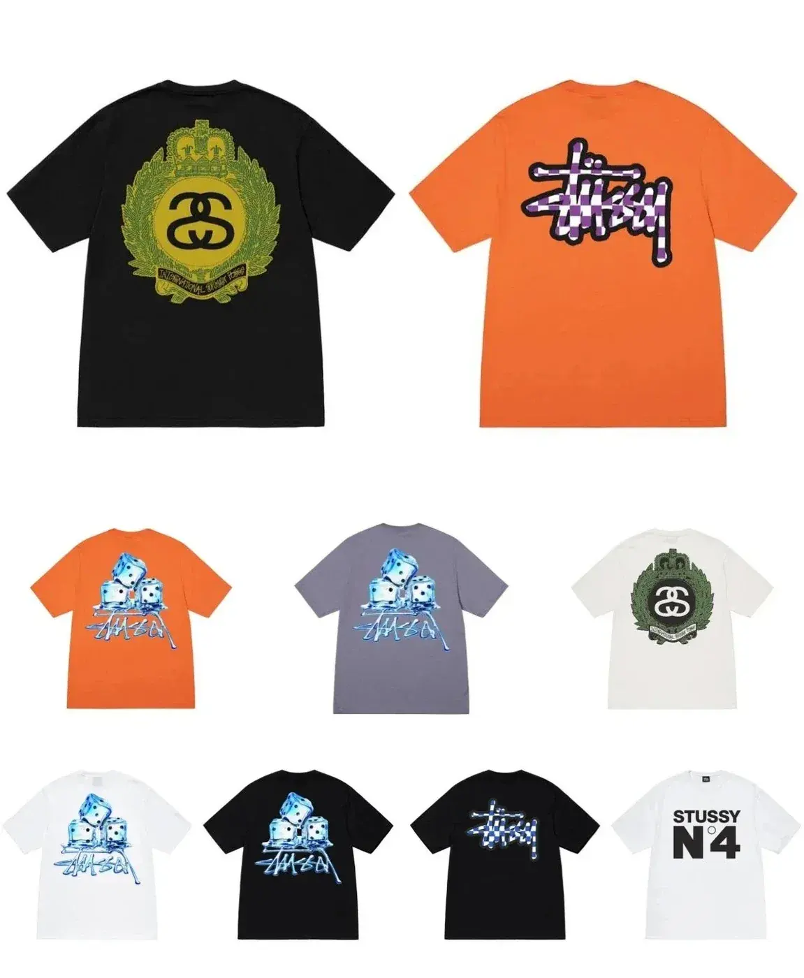 Stussy Graphic Short-Sleeve T-Shirts