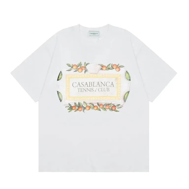 Casablanca Rose Graphic T-Shirt White