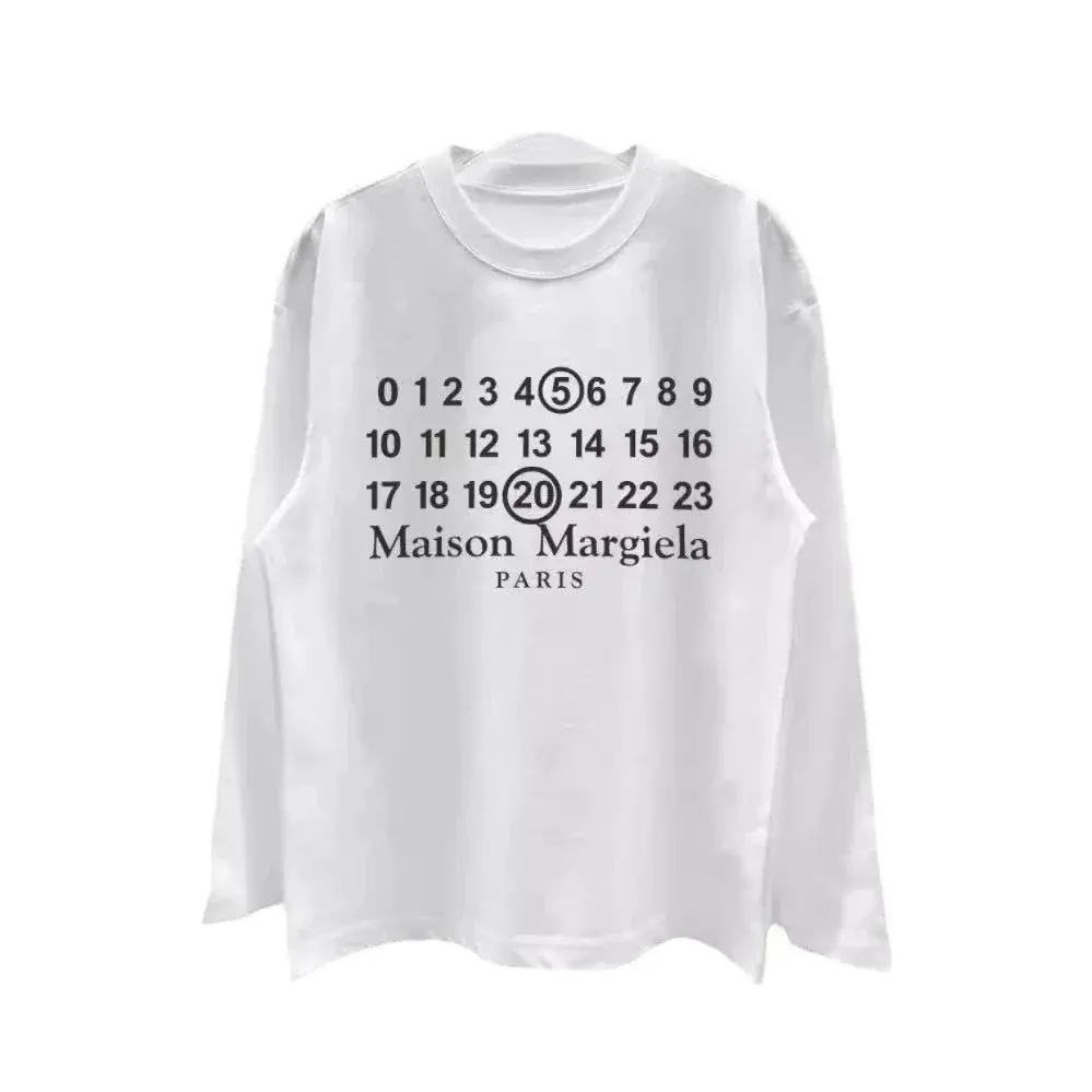 Maison Margiela "Numerical" Long-Sleeve T-Shirt