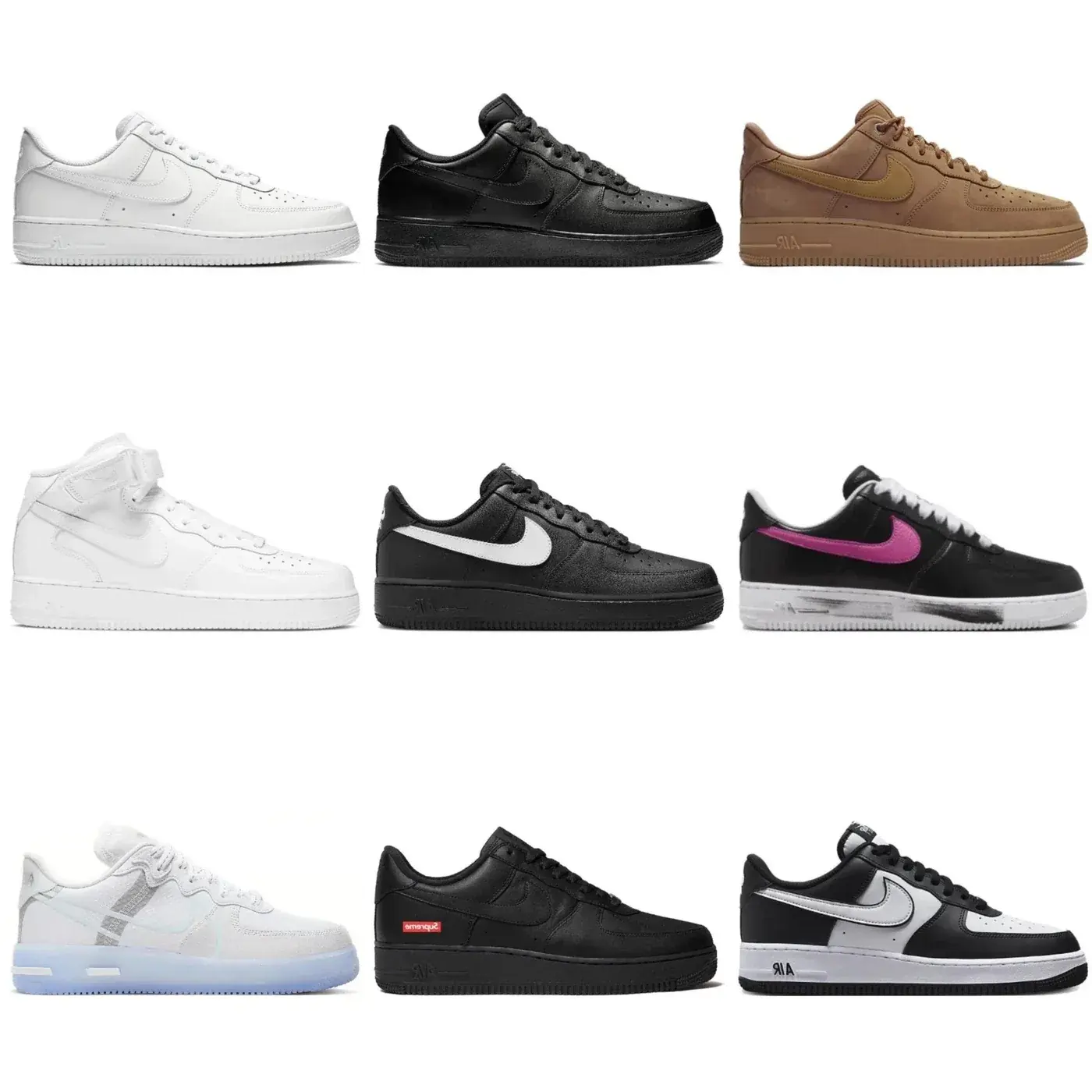 Nike Air Force 1 Colorways