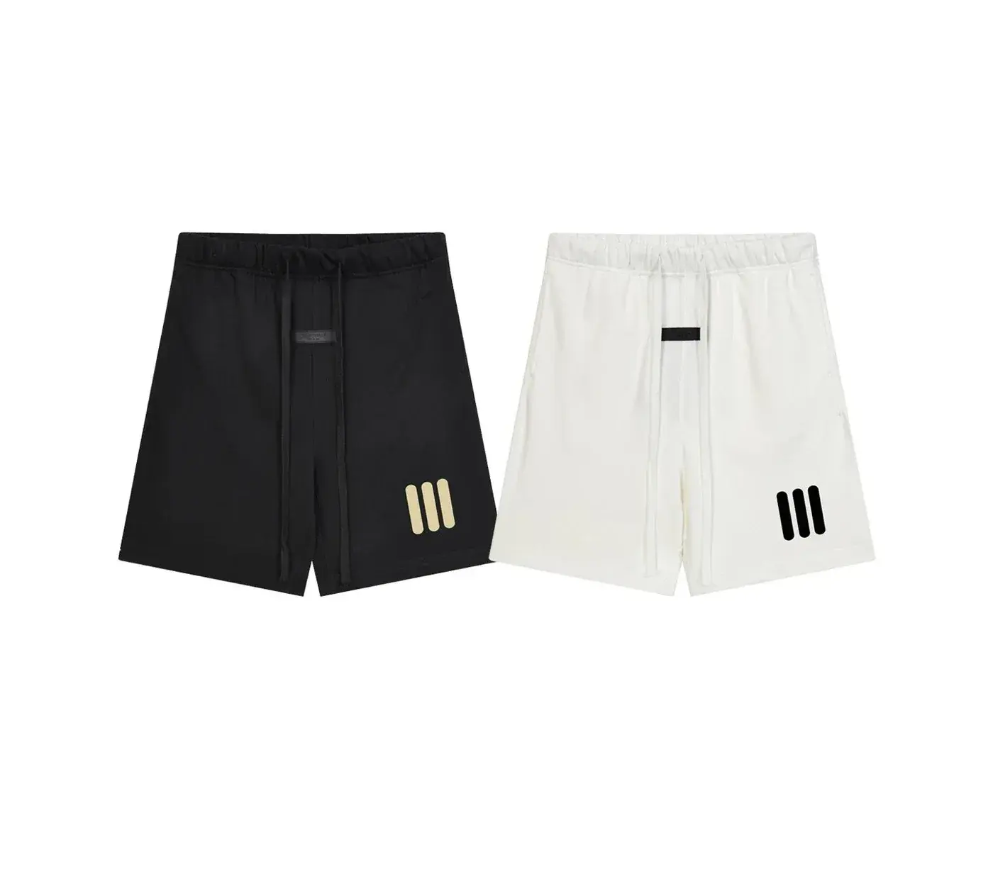 Fear of God Essentials (FOG) Sub-line: Three-Stripe Athletic Shorts