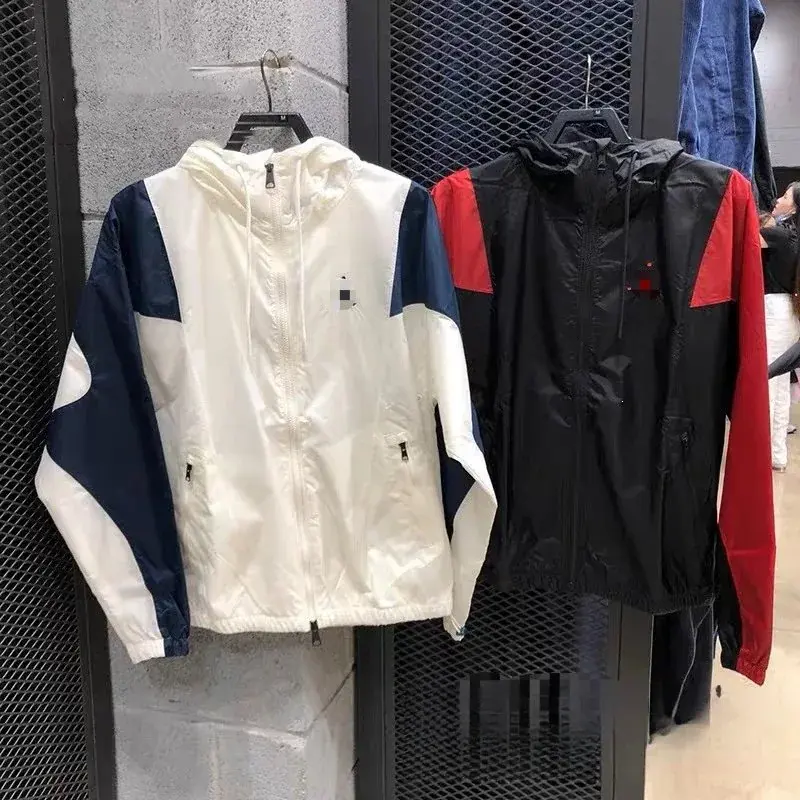 Tommy Hilfiger Color Block Hooded Sun Protection Jacket