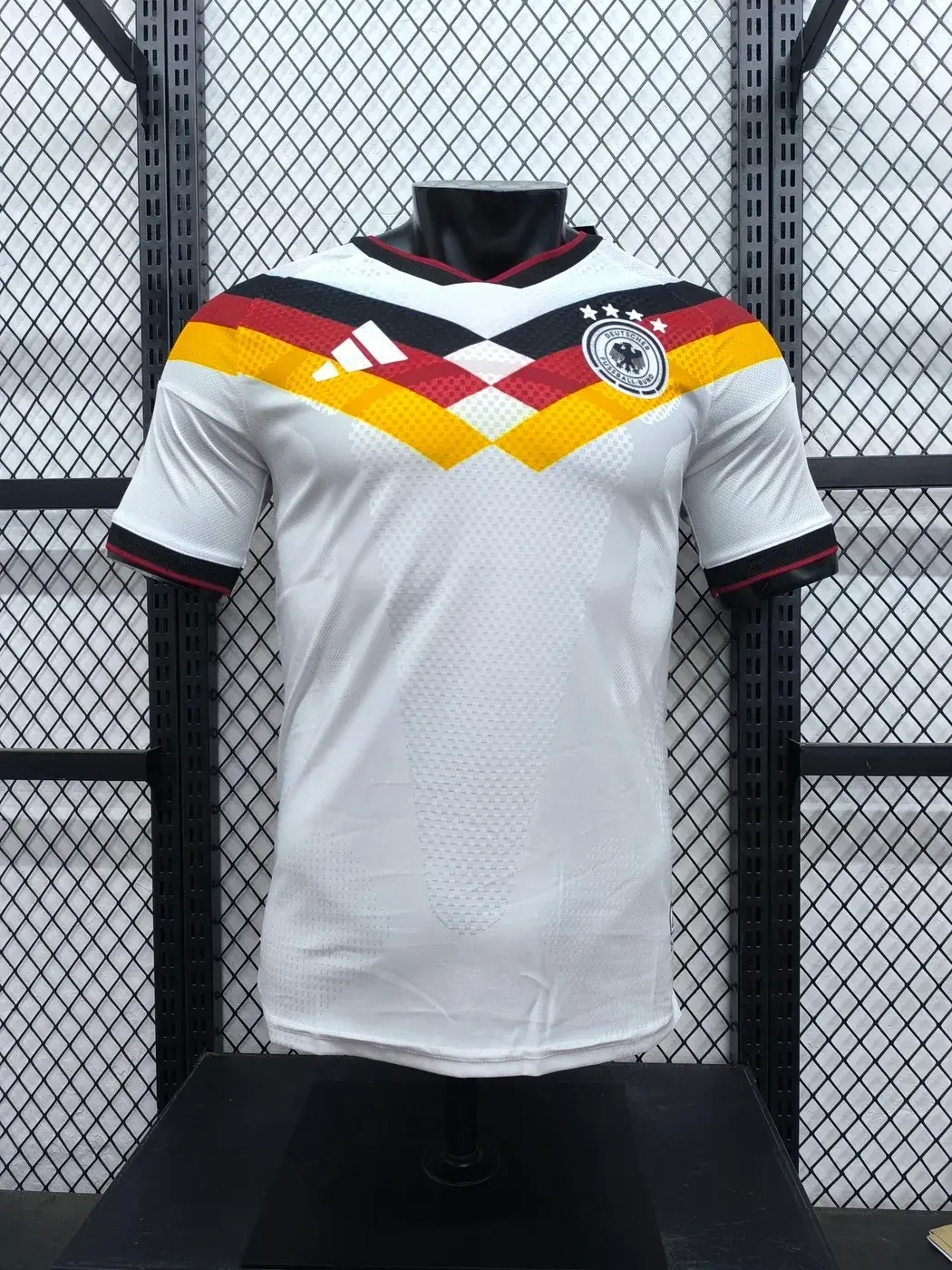 The home jersey of the German national team (DFB) designed by adidas
