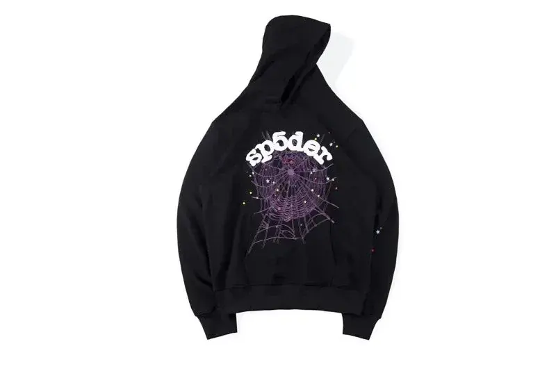 Sp5der (Brand Founded by Young Thug) Spiderweb-Themed Hoodie