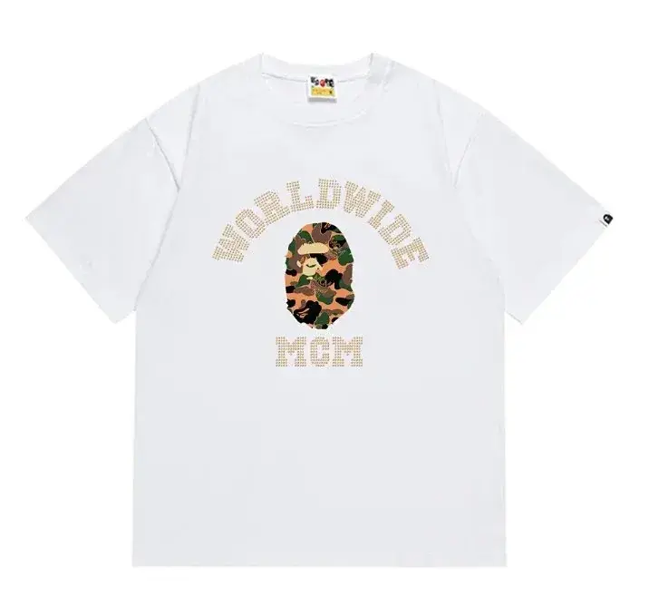 Bape-Style Camouflage Ape Head T-Shirt