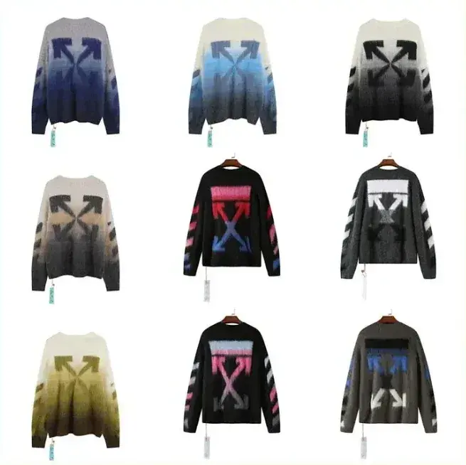 Off-White Iconic Gradient Arrow Sweater