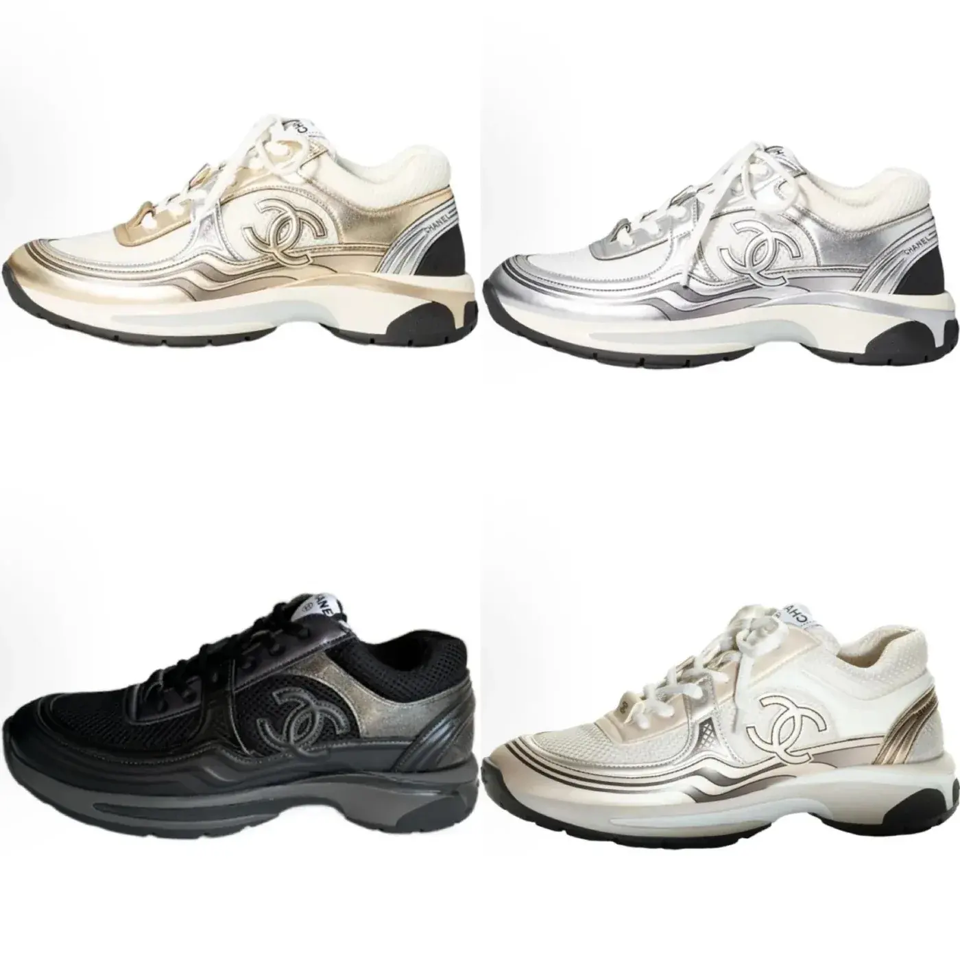 Chanel Classic Double-C Logo "Dad Sneaker"