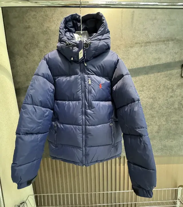 Polo Ralph Lauren Hooded Puffer Jacket Navy