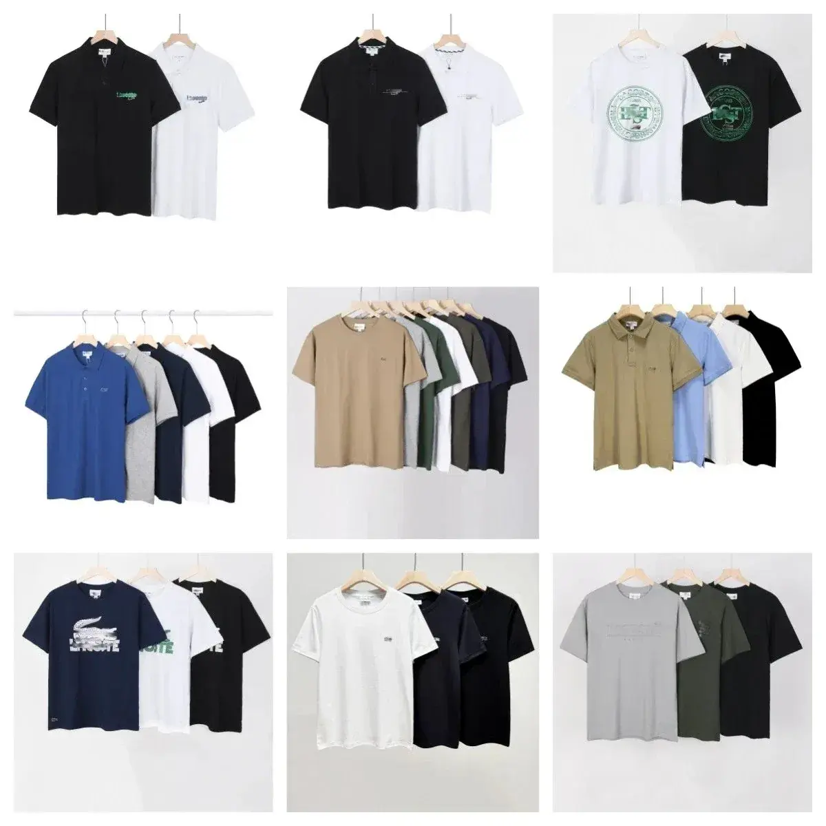 T-shirts and polo shirts from Lacoste