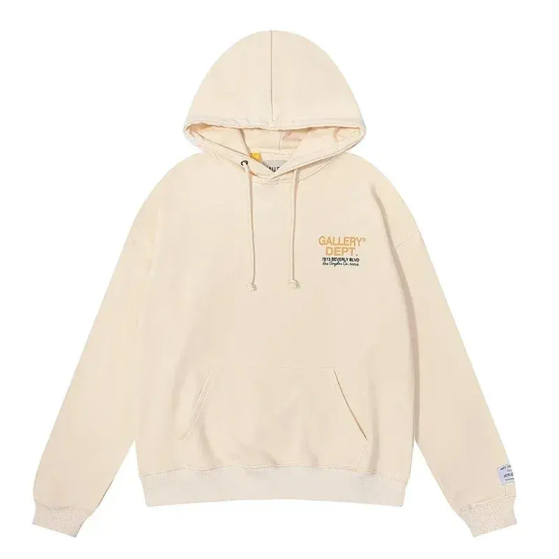 Gallery Dept. Brand Off-White Basic Hoodie