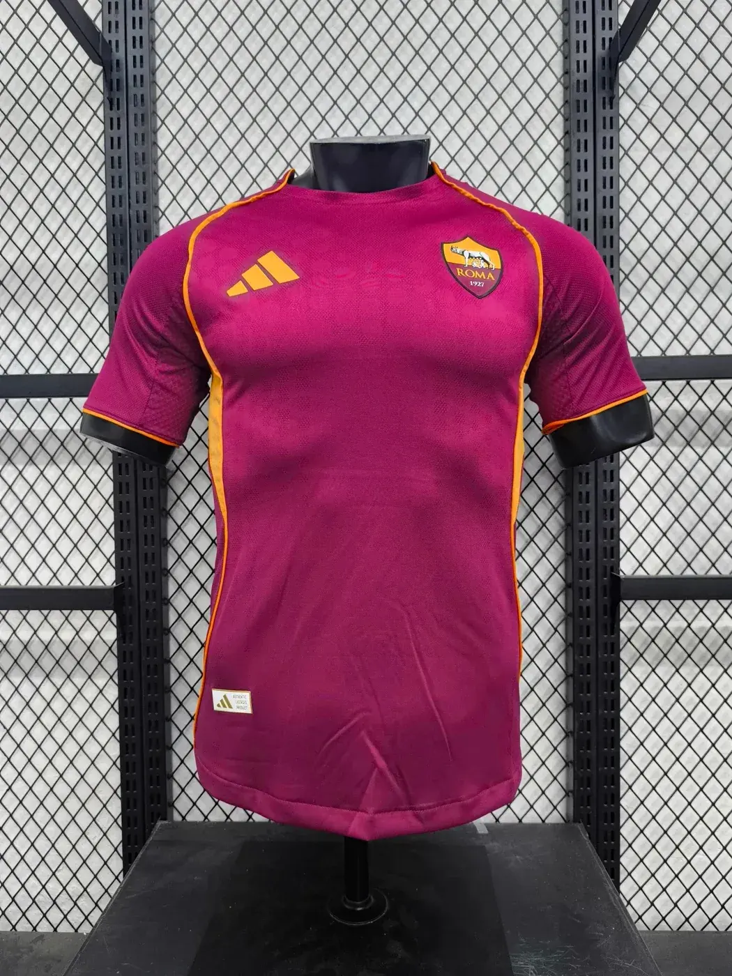 AS Roma home kit designed by Adidas