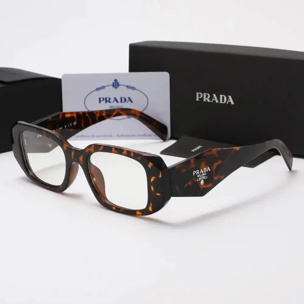 Prada Symbole PR 17WS Glasses Tortoiseshell Clear