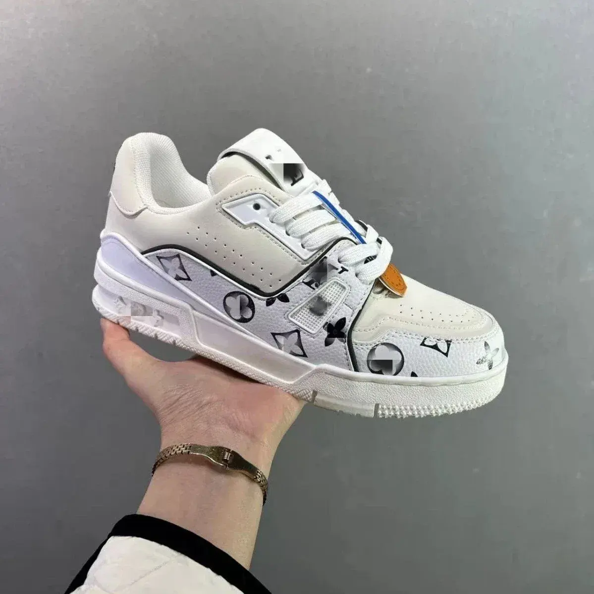 Louis Vuitton Monogram Strap Sneakers